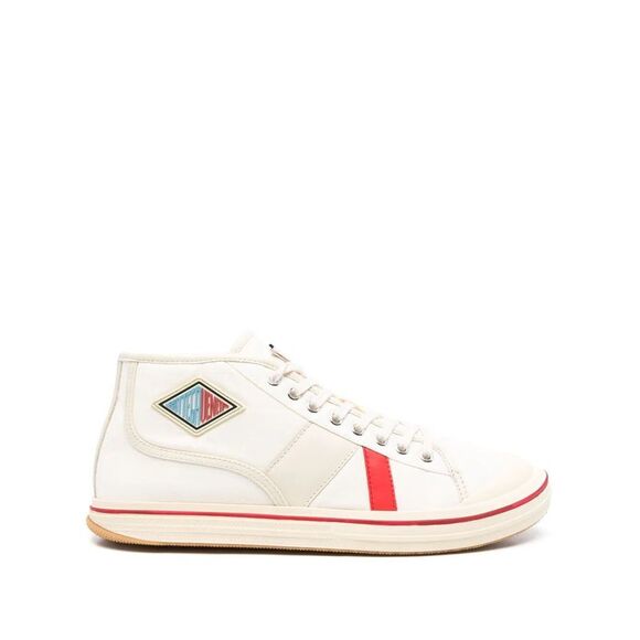 Bottega Veneta Men Eliot Mid-Top Canvas Sneakers